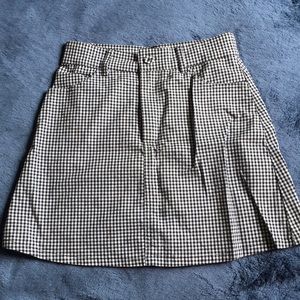 Brandy Melville checkered skirt